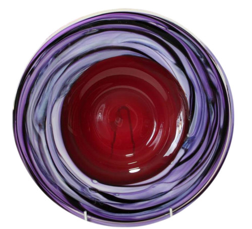 Loranto + Schaal, purper/rood-wit